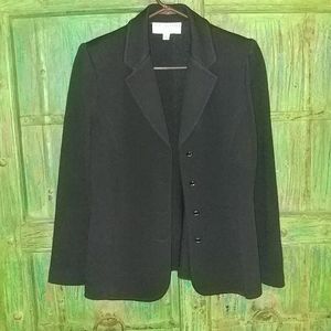 ST. JOHN - Basics- Black Knit Jacket - Size 6